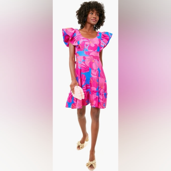 Tuckernuck X Cameron Eubanks Wimberly Wild Azalea Edisto Dress (Small NWT) - Picture 2 of 3